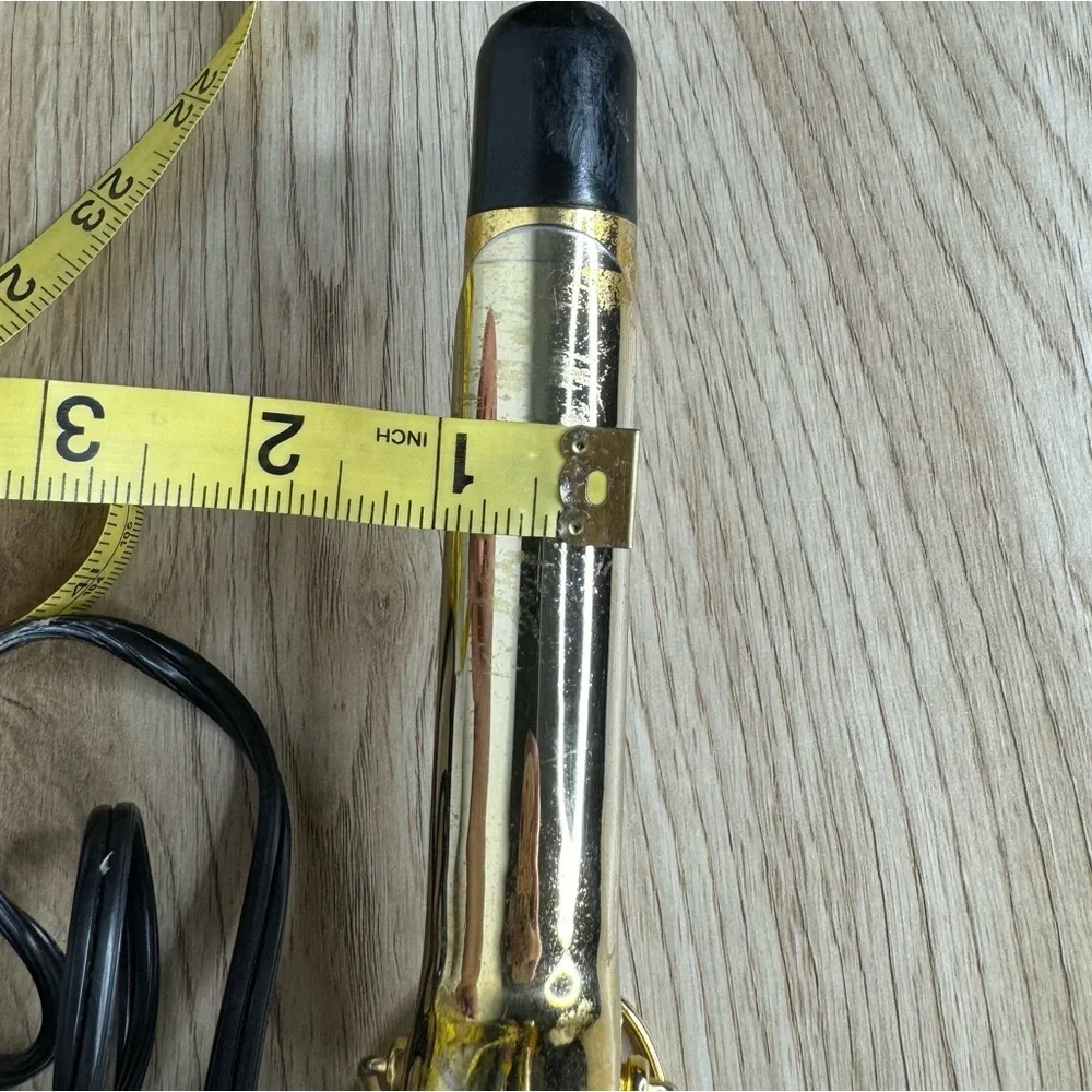 Hot Tools Gold Barrel Curling Iron‎ 1” Wand? - Used- See Description